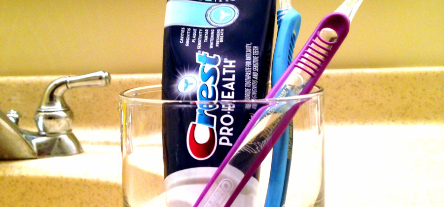 toothpaste with polyethylene