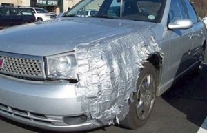 Car Repair DIY Fail Duct Tape