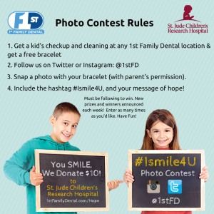 #Ismile4U St Jude Donation contest rules Instagram Twitter