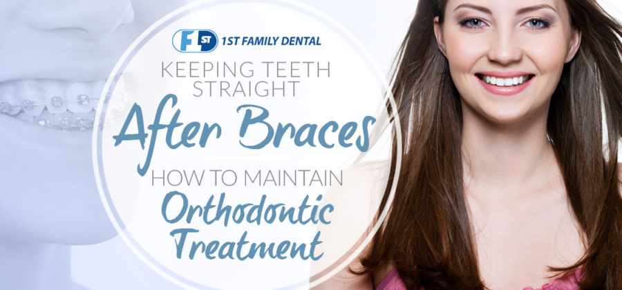 keeping teeth straight after braces - how to maintain orthodontic treatment after braces