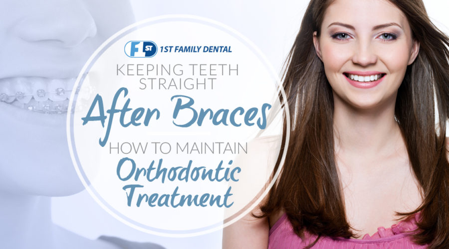 keeping teeth straight after braces - how to maintain orthodontic treatment after braces