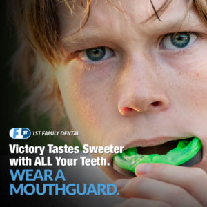 the benefits of dentist fitted mouthguards - wear a mouthguard