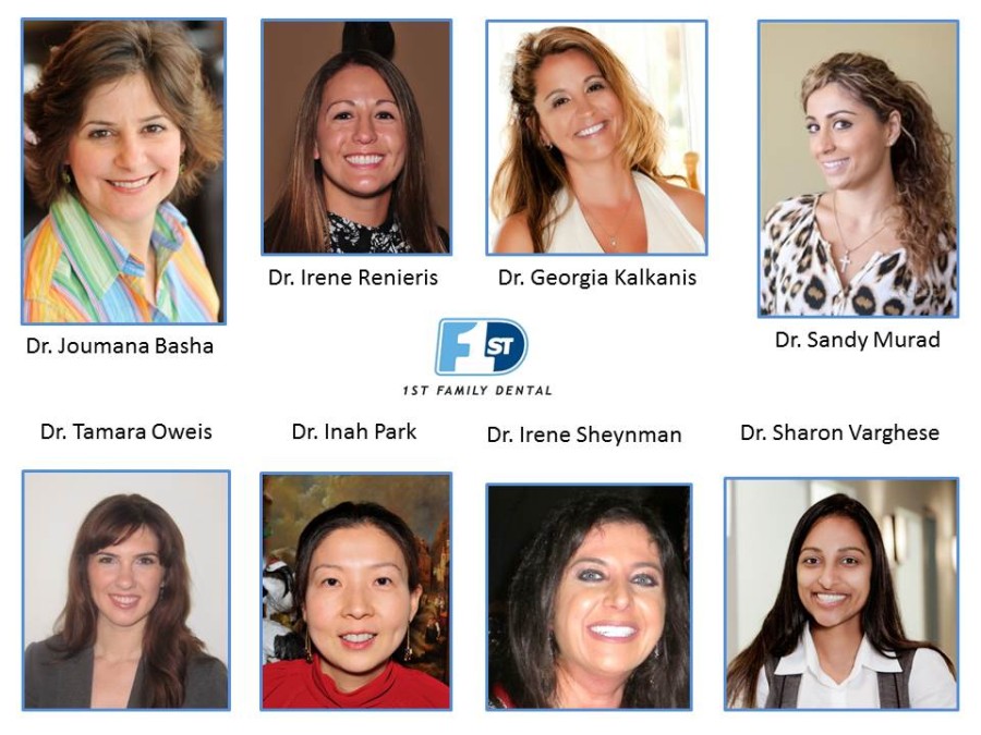 1st Family Dental is proud to have a very talented group of doctors, including our female dentists.